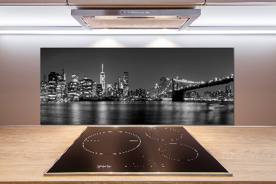 Cooker splashback Manhattan at night