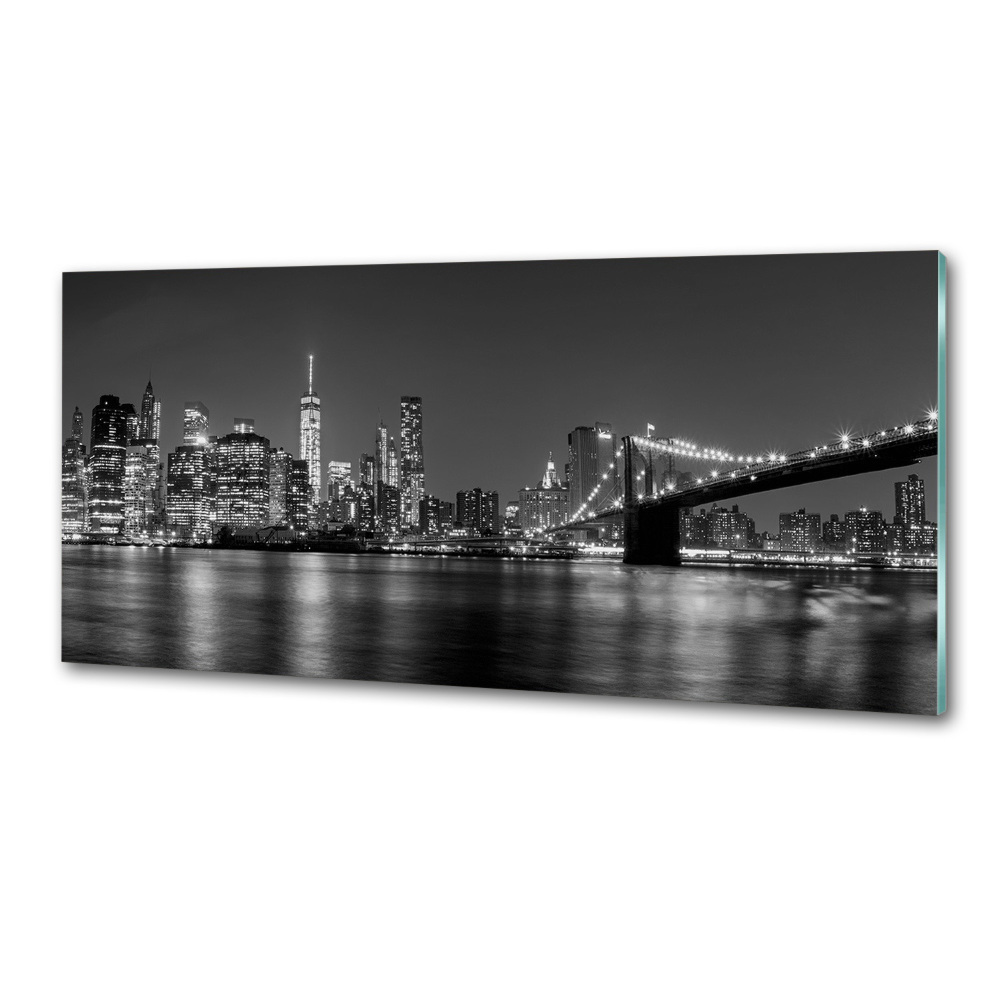 Cooker splashback Manhattan at night