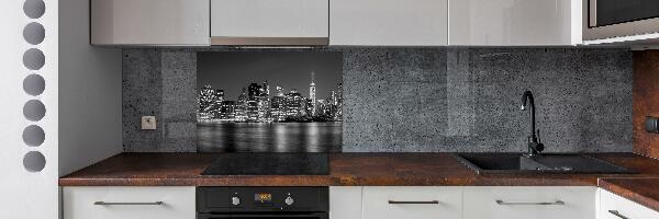 Cooker splashback Manhattan at night