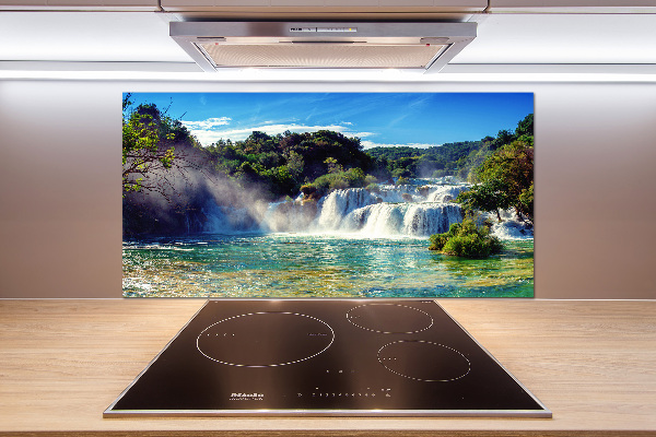 Cooker splashback KRKA waterfalls