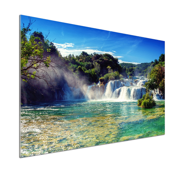 Cooker splashback KRKA waterfalls