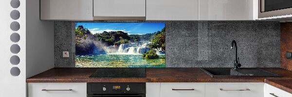 Cooker splashback KRKA waterfalls