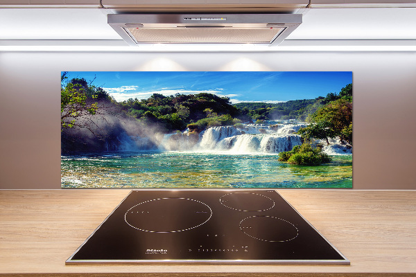 Cooker splashback KRKA waterfalls