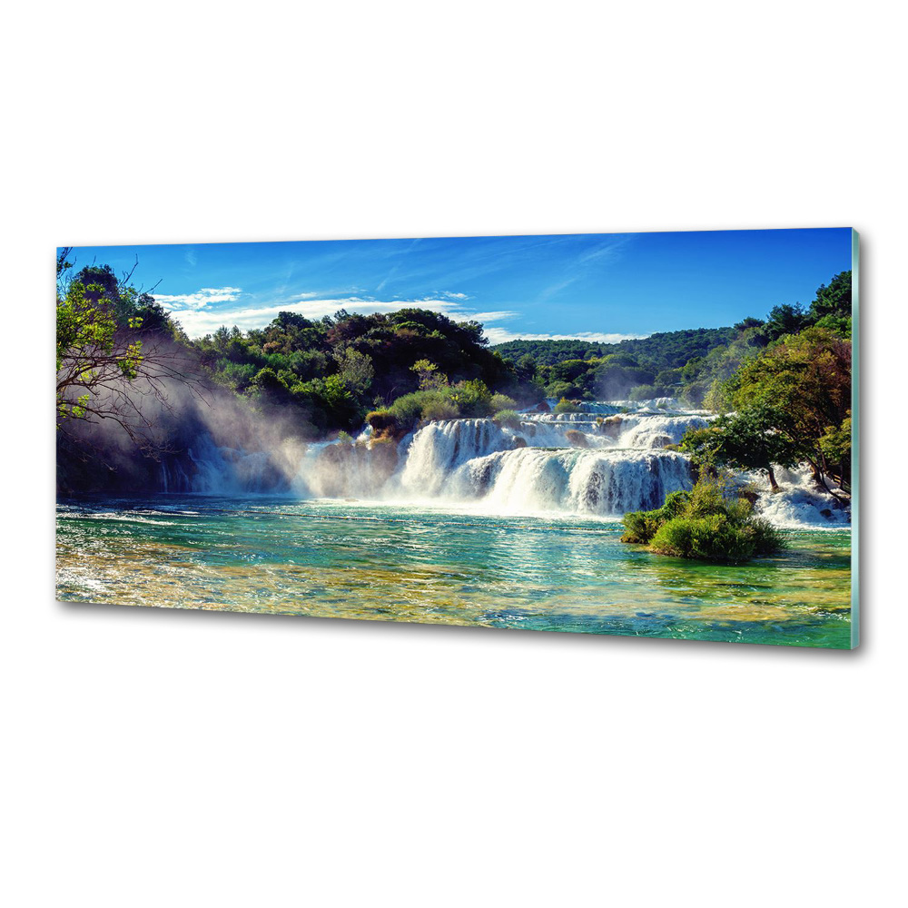 Cooker splashback KRKA waterfalls