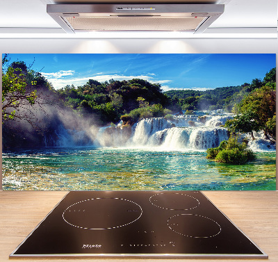 Cooker splashback KRKA waterfalls