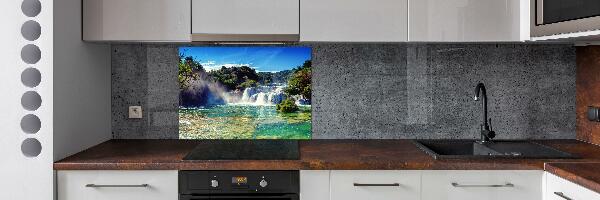 Cooker splashback KRKA waterfalls