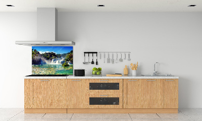 Cooker splashback KRKA waterfalls