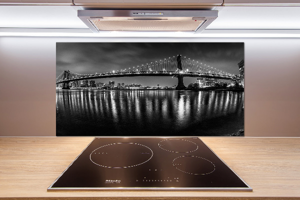 Cooker splashback Manhattan at night