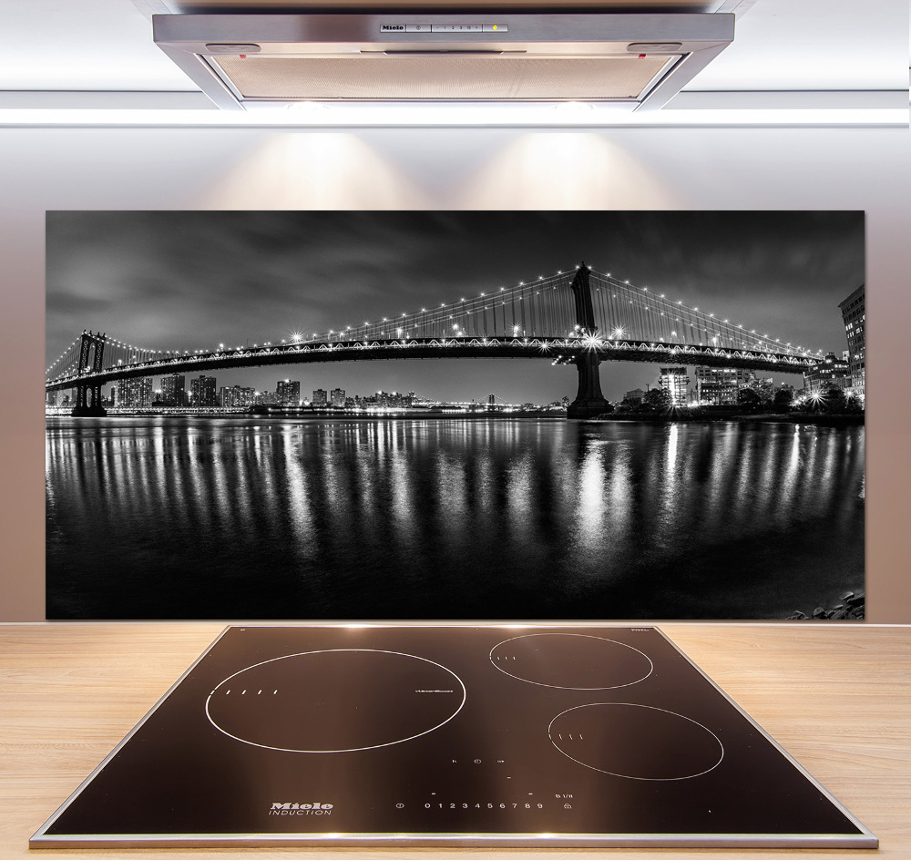 Cooker splashback Manhattan at night