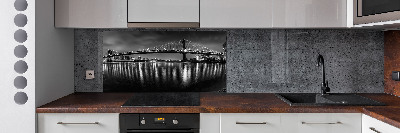 Cooker splashback Manhattan at night