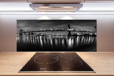 Cooker splashback Manhattan at night