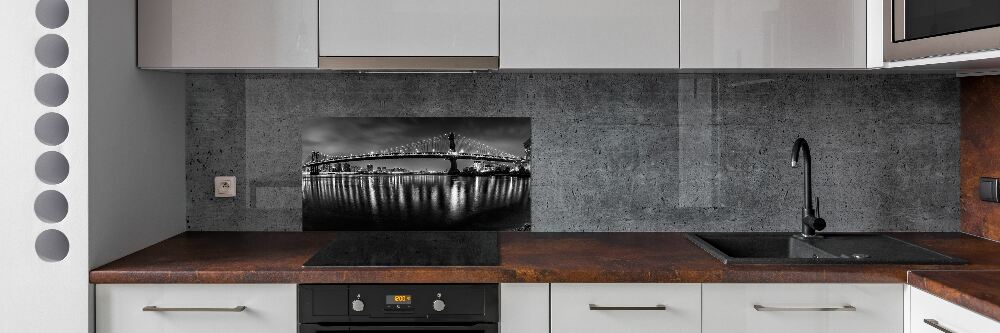 Cooker splashback Manhattan at night