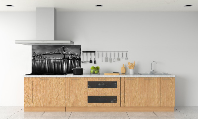 Cooker splashback Manhattan at night