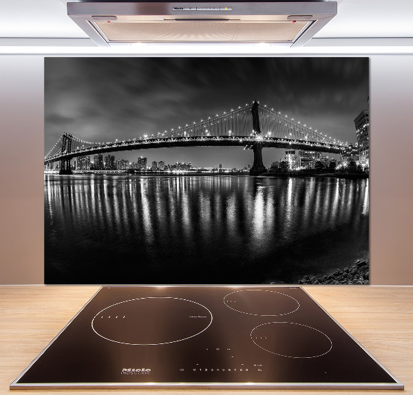 Cooker splashback Manhattan at night