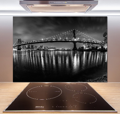 Cooker splashback Manhattan at night