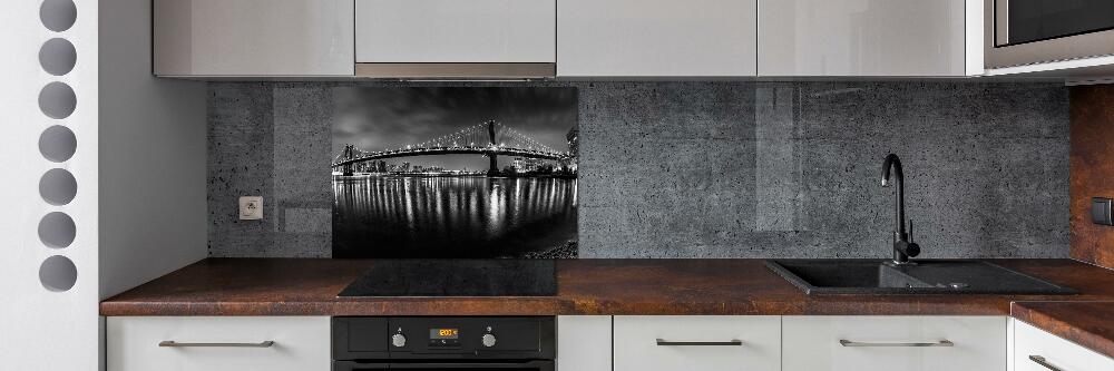 Cooker splashback Manhattan at night