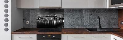 Cooker splashback Manhattan at night