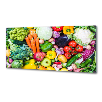 Cooker splashback Colorful vegetables