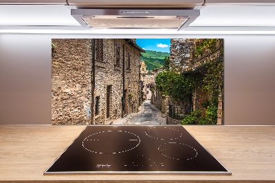 Cooker splashback Charming street