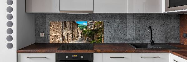 Cooker splashback Charming street