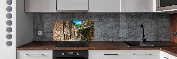 Cooker splashback Charming street