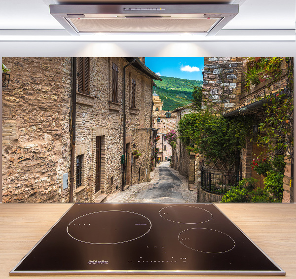 Cooker splashback Charming street