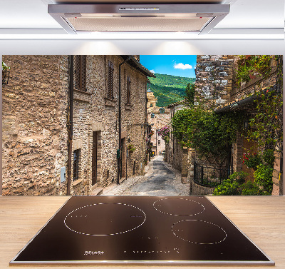 Cooker splashback Charming street