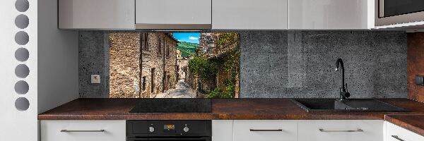 Cooker splashback Charming street