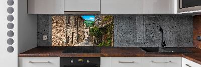 Cooker splashback Charming street