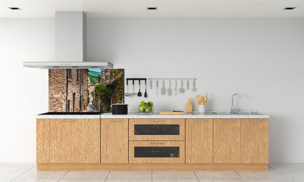 Cooker splashback Charming street