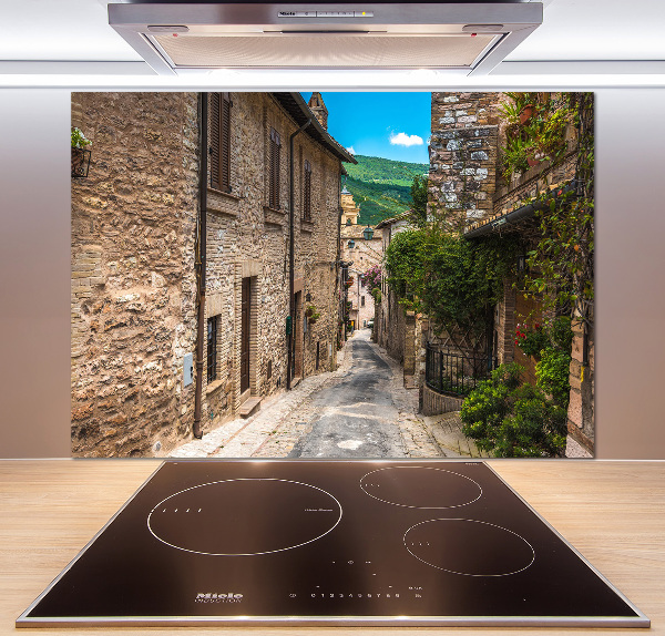 Cooker splashback Charming street