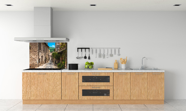 Cooker splashback Charming street