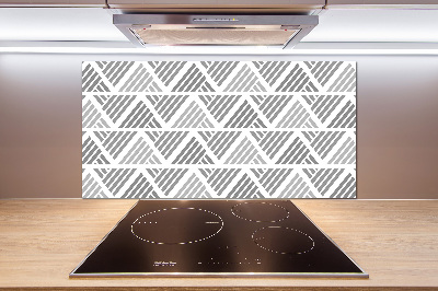 Kitchen splashback Geometric background