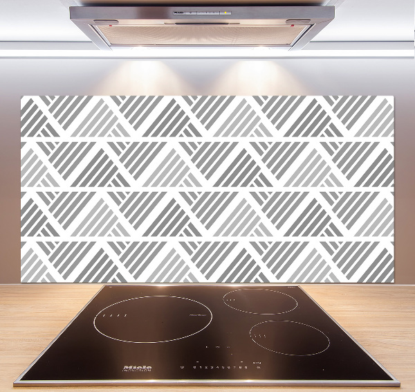 Kitchen splashback Geometric background