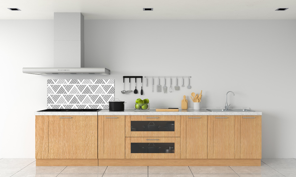 Kitchen splashback Geometric background