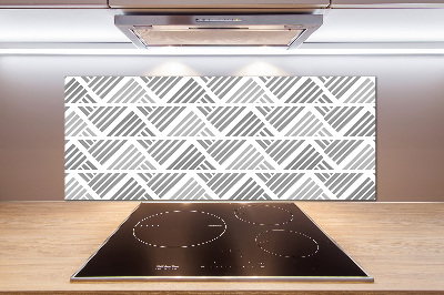 Kitchen splashback Geometric background