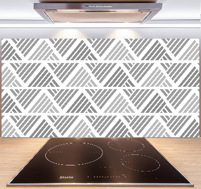 Kitchen splashback Geometric background