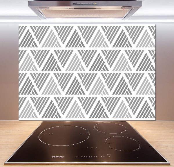 Kitchen splashback Geometric background