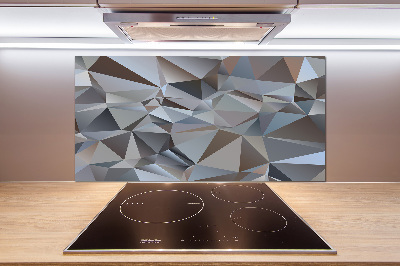 Cooker splashback Abstraction of the triangle