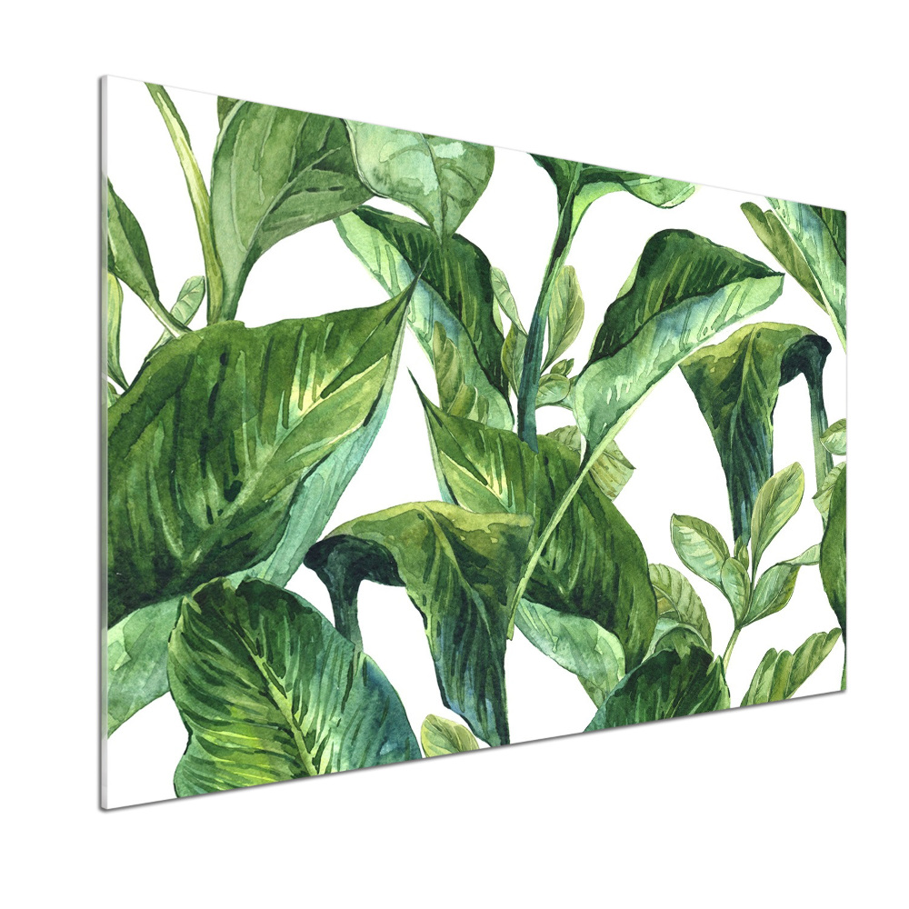 Kitchen splashback Leaves