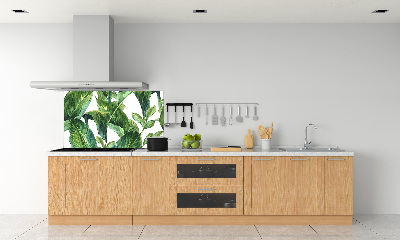 Kitchen splashback Leaves