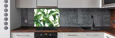 Kitchen splashback Leaves