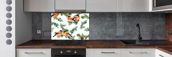 Kitchen splashback Rudzik on the conifer