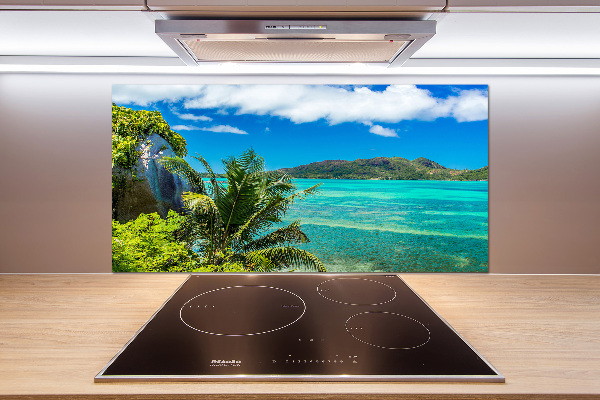 Cooker splashback Seychelles coast