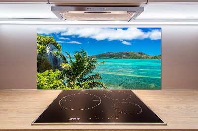 Cooker splashback Seychelles coast