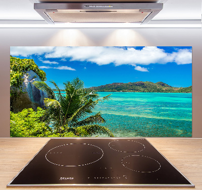 Cooker splashback Seychelles coast