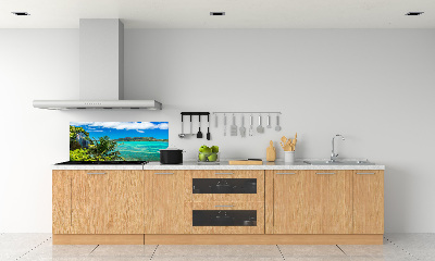 Cooker splashback Seychelles coast