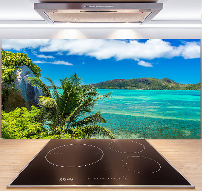 Cooker splashback Seychelles coast