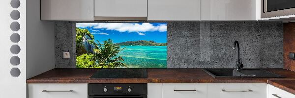 Cooker splashback Seychelles coast