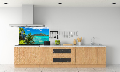 Cooker splashback Seychelles coast